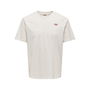 Camiseta de Manga Corta Hombre Only & Sons Onsdawson Reg Blanco