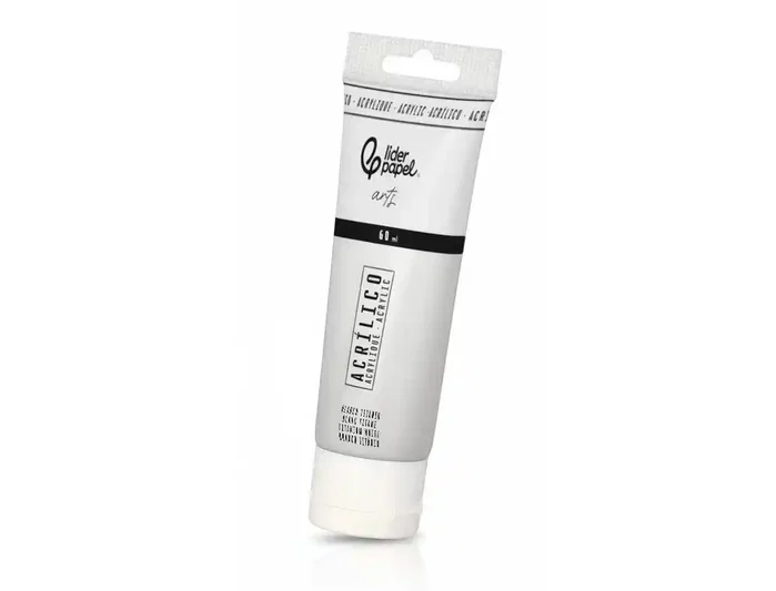 Liderpapel Pintura acrílica Blanco titanio tubo de 60 ml