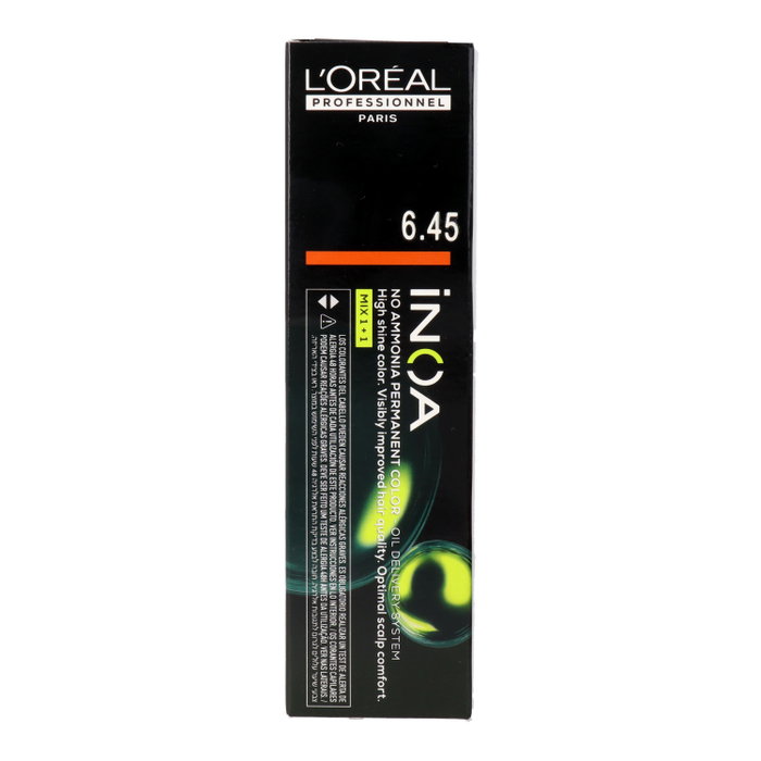 L'Oréal Professionnel Paris INOA 6.45 Rubio Oscuro Cobrizo Caoba