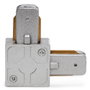 Alumi Conector 90° para Carril de Focos LED Aluminio