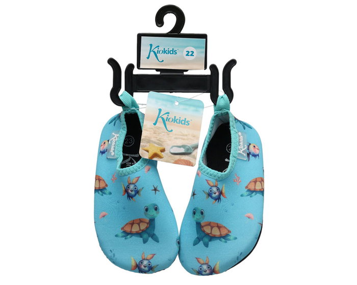 KioKids Zapatos Acuáticos Infantiles Tortugas Happy Summer Azul EUR 24
