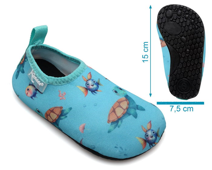 KioKids Zapatos Acuáticos Infantiles Tortugas Happy Summer Azul EUR 24