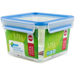 Emsa 508537 Recipiente de almacenamiento cuadrado con tapa