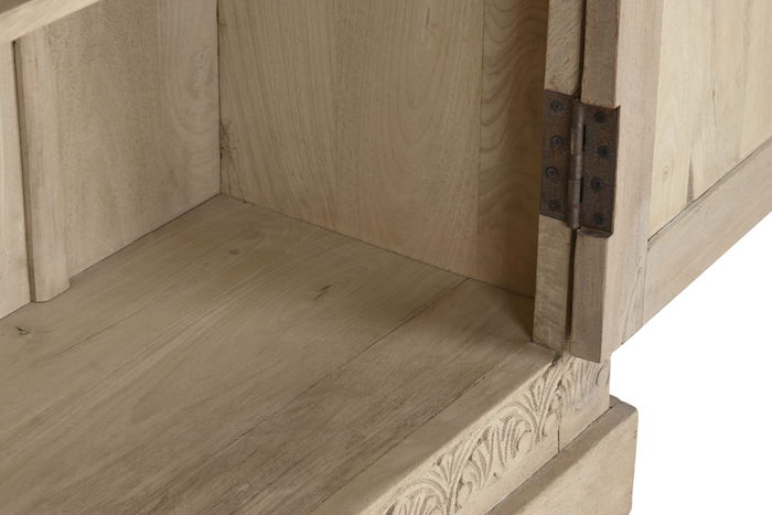 DKD Home Decor Armario Item Home Carved mango natural 2c24 Natural 43 x 214 x 125 cm