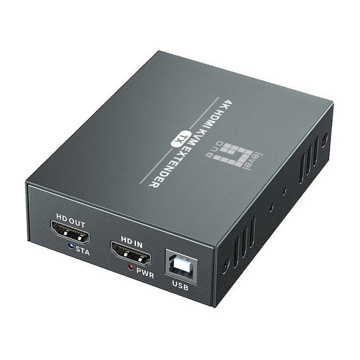 LevelOne Extensor HDMI HVE-8111 por Cable Cat.5/6 Kit, 4K Ultra HD 3840 x 2160 a 100m, 60 Hz, HDCP 2.2, Negro LevelOne Extensor HDMI HVE-8111 por Cable Cat.5/6 Kit, 4K Ultra HD 3840 x 2160 a 100m, 60 Hz, HDCP 2.2, Negro