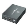 LevelOne Extensor HDMI HVE-8111 por Cable Cat.5/6 Kit, 4K Ultra HD 3840 x 2160 a 100m, 60 Hz, HDCP 2.2, Negro