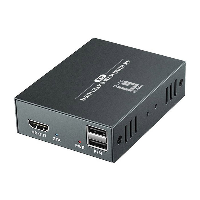 LevelOne Extensor HDMI HVE-8111 por Cable Cat.5/6 Kit, 4K Ultra HD 3840 x 2160 a 100m, 60 Hz, HDCP 2.2, Negro LevelOne Extensor HDMI HVE-8111 por Cable Cat.5/6 Kit, 4K Ultra HD 3840 x 2160 a 100m, 60 Hz, HDCP 2.2, Negro