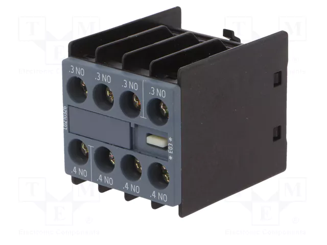 Siemens 3RH29111FA40 Bloque de contactos auxiliares 4S S00/S0 frontal con conexión por tornillo
