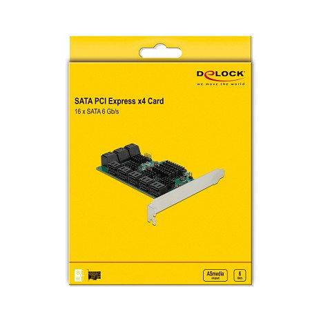 DeLOCK Tarjeta 16 Puertos SATA PCI Express x4 DeLOCK Tarjeta 16 Puertos SATA PCI Express x4