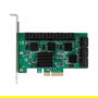 DeLOCK Tarjeta Controladora SATA PCIe x4 de 16 Puertos Internos, 6 Gbit/s, para PC, Compatible con Windows 10/8.1 y Linux