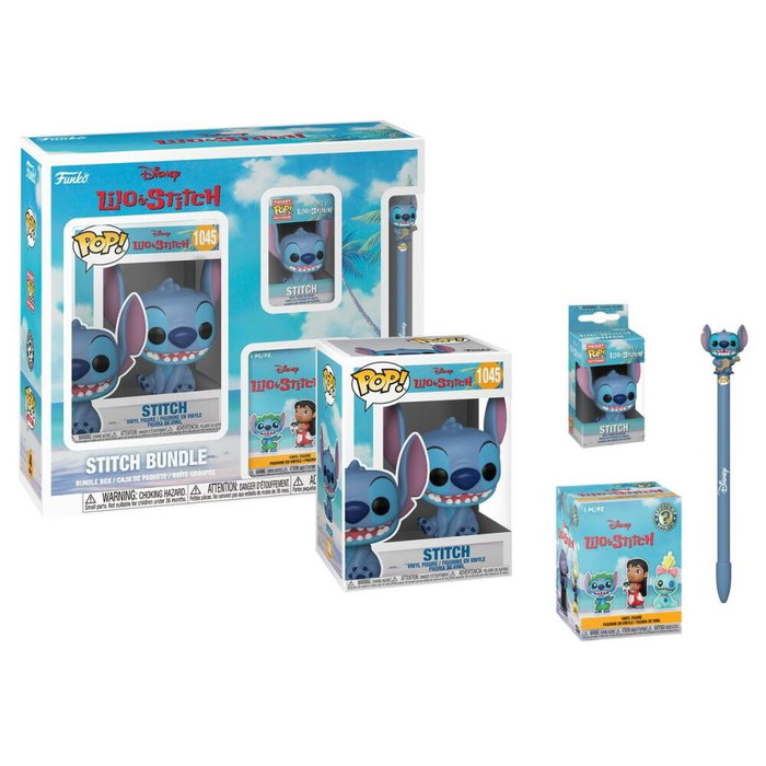 Funko Lilo & Stitch Pack de 4 Figuras POP! Vinyl Stitch Black Friday Bundle