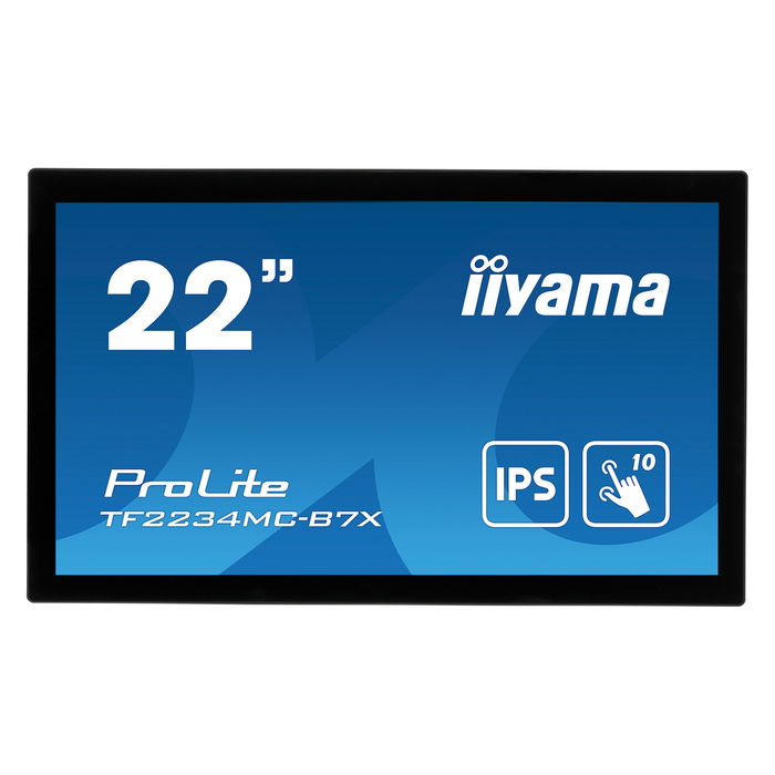 Iiyama TF2234MC-B7X Monitor Táctil 21.5 Pulgadas (54.6 cm) IPS, 16:9, HDMI y DisplayPort, Panel M-Touch