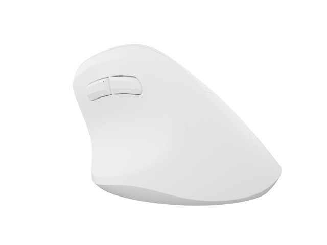 Natec Crake 2 Ratón Inalámbrico Vertical Óptico 2400 DPI 6 Botones Bluetooth 5.2 2.4 GHz Blanco