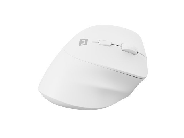 Natec Crake 2 Ratón Inalámbrico Vertical Óptico 2400 DPI 6 Botones Bluetooth 5.2 2.4 GHz Blanco
