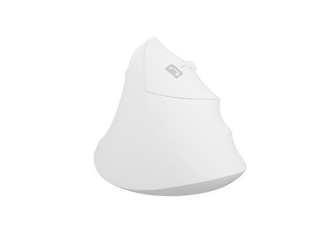 Natec Crake 2 Ratón Inalámbrico Vertical Óptico 2400 DPI 6 Botones Bluetooth 5.2 2.4 GHz Blanco
