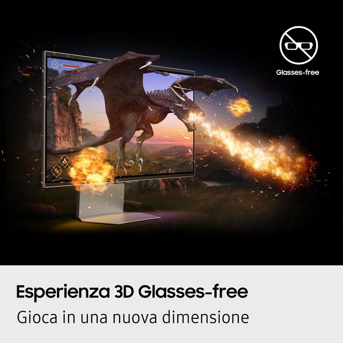 Samsung Odyssey 3D G9 LS27FG900XUXEN 27 pulgadas 4K 165Hz Plata