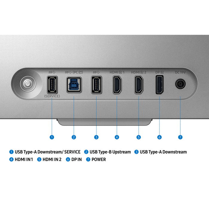 Samsung Odyssey 3D G9 LS27FG900XUXEN 27 pulgadas 4K 165Hz Plata