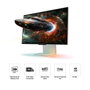 Samsung Odyssey 3D G9 LS27FG900XUXEN 27 pulgadas 4K 165Hz Plata