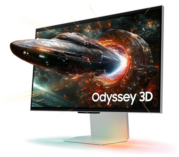 Samsung Odyssey 3D G9 LS27FG900XUXEN 27 pulgadas 4K 165Hz Plata