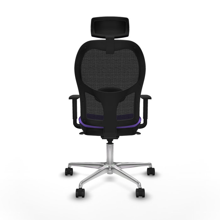 PIQUERAS Y CRESPO Silla de oficina Jorquera Lila y Negro PIQUERAS Y CRESPO Silla de oficina Jorquera Lila y Negro