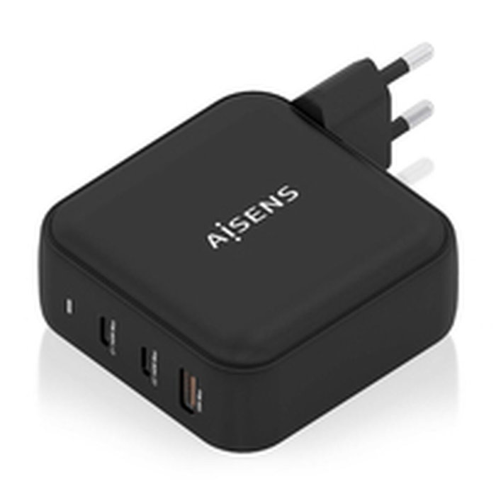 Aisens Cargador GaN 140W 2xUSB-C PD3.1 y 1xUSB-A Negro