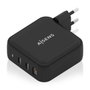 Aisens Cargador GaN 140W 2xUSB-C PD3.1 y 1xUSB-A Negro