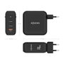 Aisens Cargador GaN 140W 2xUSB-C PD3.1 y 1xUSB-A Negro