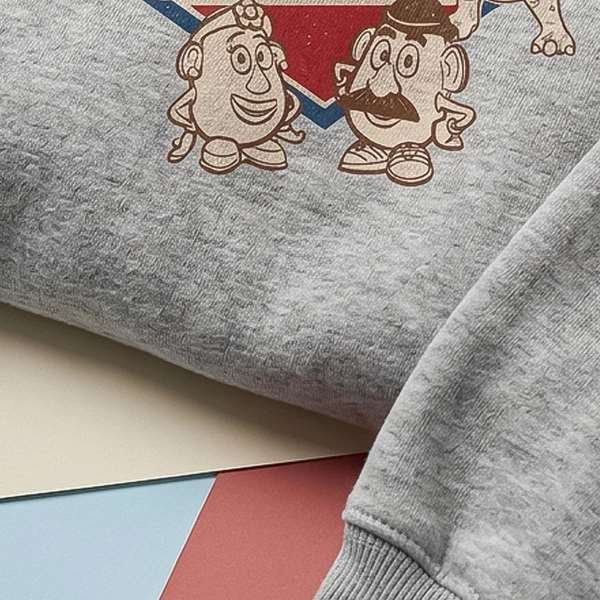 Cerdá Sudadera Pixar Cotton Brushed Gris
