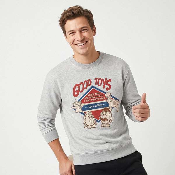 Cerdá Sudadera Pixar Cotton Brushed Gris
