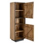 Mueble Auxiliar Natural Madera de Mango 60 X 44 X 181 cm