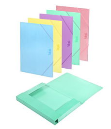 Carpeta De Gomas Y Solapas Carchivo Soft Carton Brillo Fº Surtido Expositor De 30