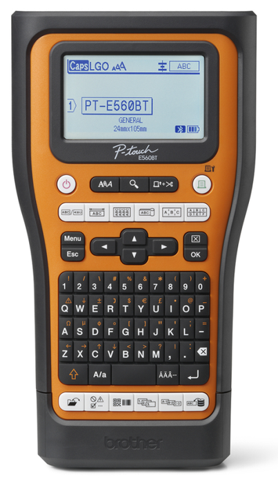 Brother P-Touch E560BTSP Rotuladora Profesional con Bluetooth y Kit de Cintas