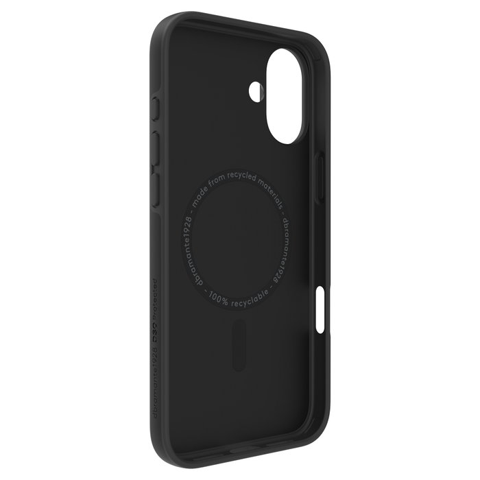 dbramante1928 Iceland Ultra para Apple iPhone 16 P, MagSafe, D3O, Negro
