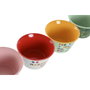 DKD Home Decor Set de 4 Cuencos de Aperitivo Summer Multicolor