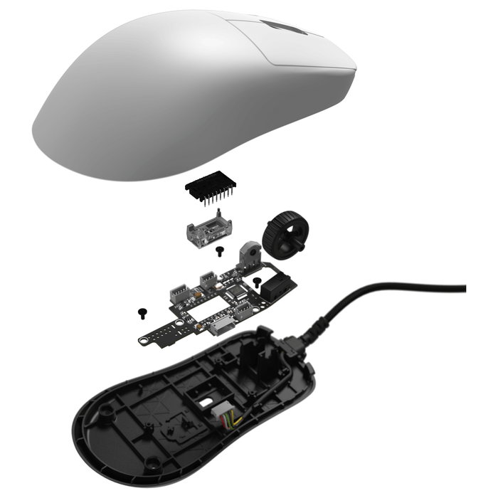 Endgame Gear OP1 8K V2 Gaming-Maus, 8.000Hz - blanco