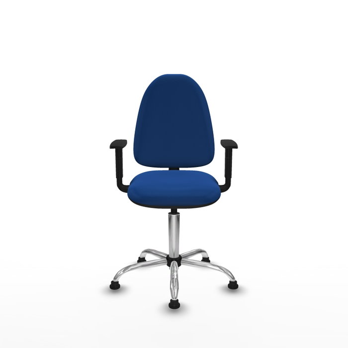 PIQUERAS Y CRESPO Silla de oficina Aýna Azul con Brazos 1D