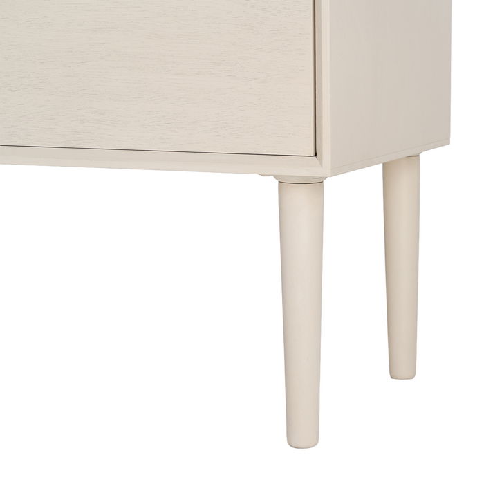 Cómoda Crema Dm Dormitorio 75 X 35 X 75 cm Cómoda Crema Dm Dormitorio 75 X 35 X 75 cm