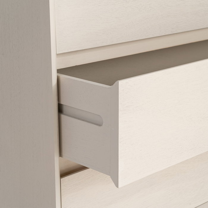 Cómoda Crema Dm Dormitorio 75 X 35 X 75 cm Cómoda Crema Dm Dormitorio 75 X 35 X 75 cm