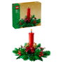 LEGO 40743 Iconic Weihnachtsgesteck Centro de Mesa Navideño Set Construcción 433 Piezas 12 Años