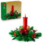 LEGO 40743 Iconic Weihnachtsgesteck Centro de Mesa Navideño Set Construcción 433 Piezas 12 Años