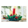 LEGO 40743 Iconic Weihnachtsgesteck Centro de Mesa Navideño Set Construcción 433 Piezas 12 Años