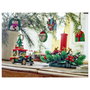 LEGO 40743 Iconic Weihnachtsgesteck Centro de Mesa Navideño Set Construcción 433 Piezas 12 Años