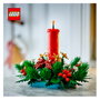 LEGO 40743 Iconic Weihnachtsgesteck Centro de Mesa Navideño Set Construcción 433 Piezas 12 Años