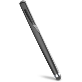 Cellularline Touch Pen Ergo - Universal, Compatible con Todos los Dispositivos Táctiles, Color Negro, Cilindro, 22 g