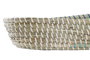 DKD Home Decor Set de 2 Bandejas de Decoración Seagrass Turquesa
