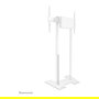 Newstar Bodenplatte opcional para FL55-875WH1 + WL55-875WH1, Neomounts, color Blanco