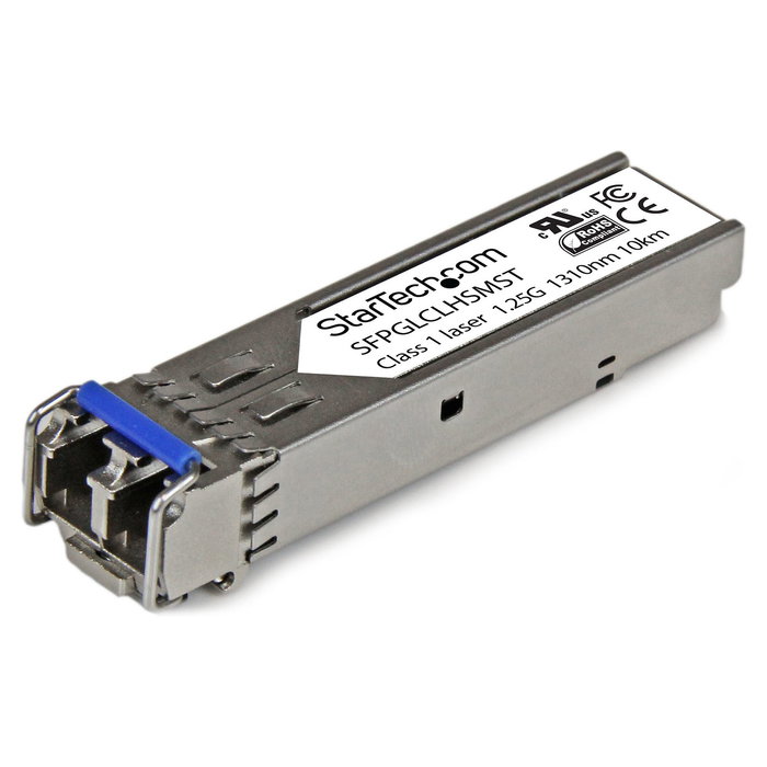 StarTech.com Pack 10 Modulos SFP 1GbE GLC-LH-SM 1000BASE-LX/LH Monomodo LC 10km Compatible Cisco Fibra Optica Gigabit Ethernet