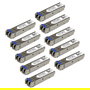 StarTech.com Pack 10 Modulos SFP 1GbE GLC-LH-SM 1000BASE-LX/LH Monomodo LC 10km Compatible Cisco Fibra Optica Gigabit Ethernet