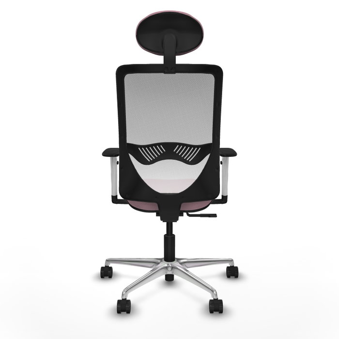 PIQUERAS Y CRESPO Silla de oficina Zulema Rosa con Malla Blanca PIQUERAS Y CRESPO Silla de oficina Zulema Rosa con Malla Blanca