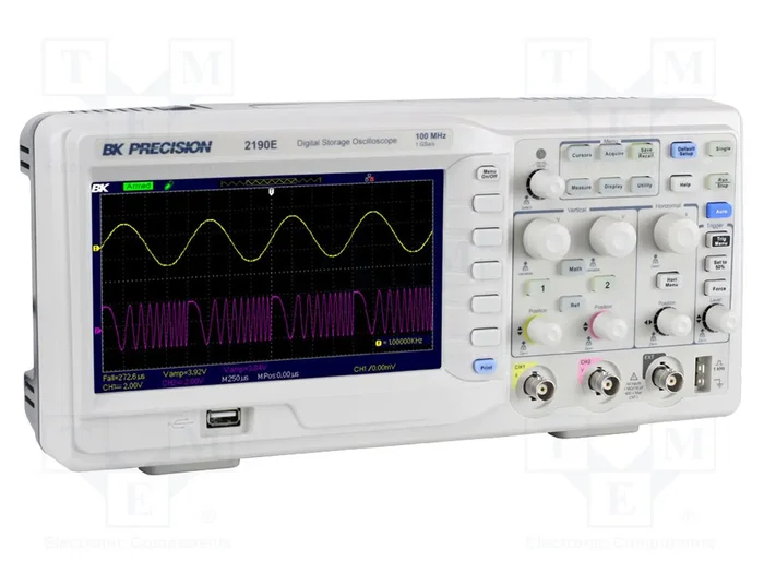 B&K PRECISION BK2190E Osciloscopio Digital de 2 Canales y 100MHz